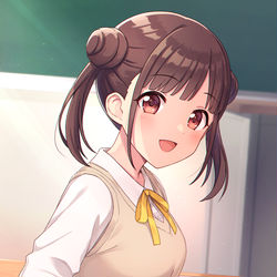 This is a pixiv picture whose title is 「おはよっ」.