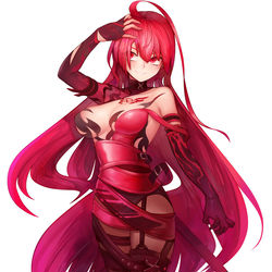 This is a pixiv picture whose title is Bloody Queen.