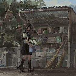 This is a pixiv picture whose title is いつか辿り着く場所.