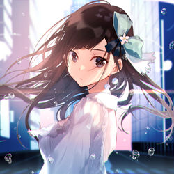 This is a pixiv picture whose title is 『Moment』.