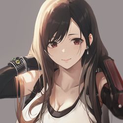 This is a pixiv picture whose title is ティファ.
