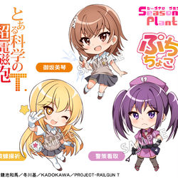 This is a pixiv picture whose title is SD とある科学の超電磁砲T.