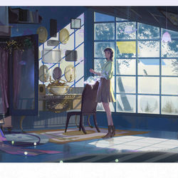 This is a pixiv picture whose title is 尘梦室.