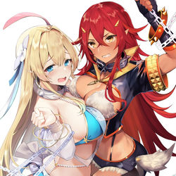 This is a pixiv picture whose title is 伝説のおねえさんたちが、勇者のいうことを聞いてくれないのですが.