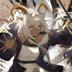 This is a pixiv picture whose title is 埃及羊.