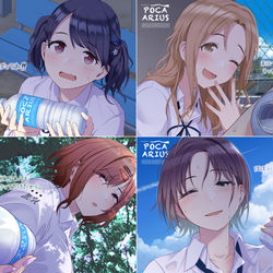 This is a pixiv picture whose title is ノクチル✖️スポーツドリンク.