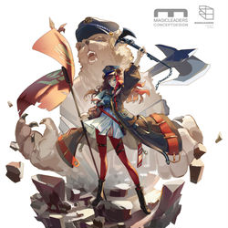 This is a pixiv picture whose title is Arknights  凛冬.