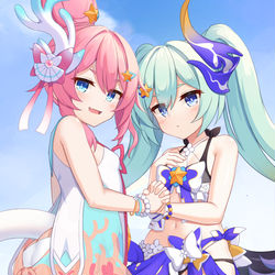 This is a pixiv picture whose title is アーリン姉妹.