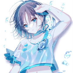 This is a pixiv picture whose title is 浅倉透.