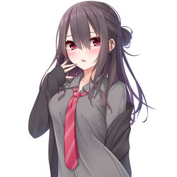 This is a pixiv picture whose title is 黒JK.