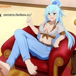 This is a pixiv picture whose title is Aqua comm.