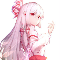 This is a pixiv picture whose title is Mokou.