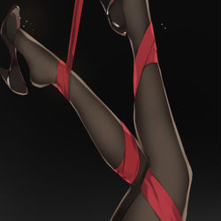 This is a pixiv picture whose title is 絡まれ.