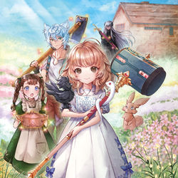 This is a pixiv picture whose title is とある小さな村のチートな鍛冶屋さん.