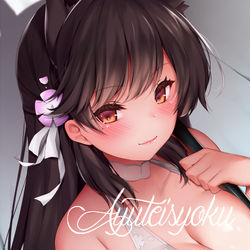 This is a pixiv picture whose title is 愛宕【FANBOXに作品全体有り(全2枚)】.