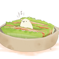 This is a pixiv picture whose title is 菜っ葉の日.