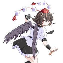 This is a pixiv picture whose title is 射命丸文.