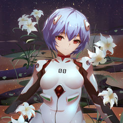 This is a pixiv picture whose title is 綾波レイ.
