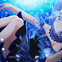 This is a pixiv picture whose title is 深海少女.