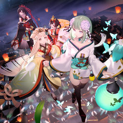 This is a pixiv picture whose title is 七夕.