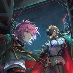 This is a pixiv picture whose title is 暗夜行路.
