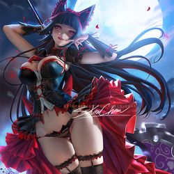 This is a pixiv picture whose title is 萝莉·麦丘利 Rory Mercury.