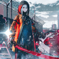 This is a pixiv picture whose title is 终末之旅.