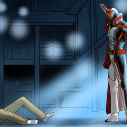 This is a pixiv picture whose title is ｢問おう。｣.