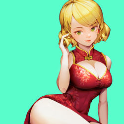 This is a pixiv picture whose title is 旗袍.