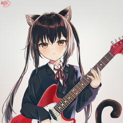 This is a pixiv picture whose title is あずにゃん.