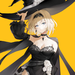 This is a pixiv picture whose title is 魔女alice.