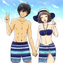 This is a pixiv picture whose title is 主貞詰め12.