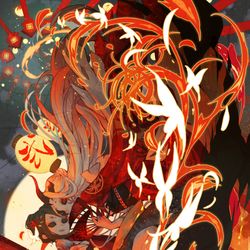 This is a pixiv picture whose title is 永眠町に耽溺する.