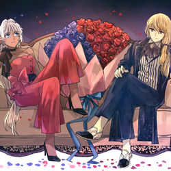 This is a pixiv picture whose title is FGO5周年.
