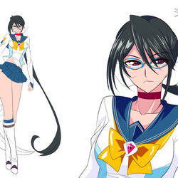 This is a pixiv picture whose title is 新キャラクター考案中.