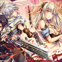 This is a pixiv picture whose title is 覇逆のドラグーン_2 /　著：榊一郎先生.