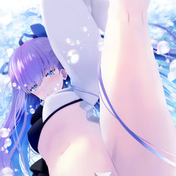 This is a pixiv picture whose title is 開脚メルトリリス.
