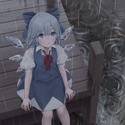 This is a pixiv picture whose title is 桟橋.