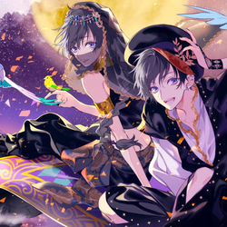 This is a pixiv picture whose title is A Whole New World.