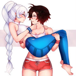 This is a pixiv picture whose title is White Rose.