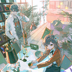 This is a pixiv picture whose title is 未定事件簿.
