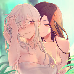 This is a pixiv picture whose title is バスタオル.