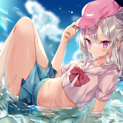 This is a pixiv picture whose title is summer.
