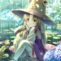 This is a pixiv picture whose title is 雨上がり.