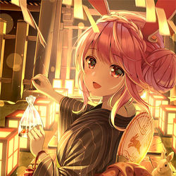 This is a pixiv picture whose title is 幻想郷の夏祭り.