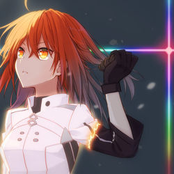This is a pixiv picture whose title is 決意.