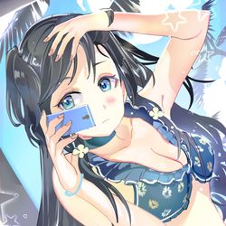 This is a pixiv picture whose title is テレ三峰.