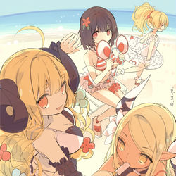 This is a pixiv picture whose title is 水着アニラ！.