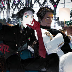 This is a pixiv picture whose title is Soma and sone.