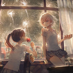 This is a pixiv picture whose title is 高校生イラコン2020.